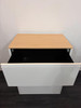 Beech And White 3 Draw Filling Cabinet (E55-015-07D)