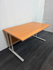 Cherry Oak And Grey Desk 140x80  (7E6-C9C-34B)