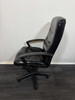 Black Leather Operator Chair (FF4-214-11F)