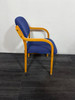 Dark Blue And Cherry Oak Stackable Chairs (B10-B3D-0F0)
