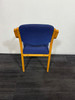 Dark Blue And Cherry Oak Stackable Chairs (B10-B3D-0F0)