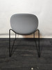 Light Blue And Black Egg Chair (9EB-3F5-250)