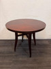 Mahogany Wooden Round Table (4AA-62D-379)