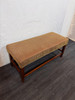 Concorde Brown And Cream Wooden Bench (3CA-FD4-A9B)