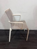 Light Grey And White Stackable Chairs (219-FC8-079)