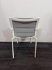 Light Grey And White Stackable Chairs (219-FC8-079)
