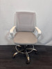 White And Light Grey Operator Chair (954-20A-A71)