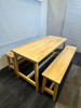 Beech Table And Chair Set  (7C2-7C0-CD7)