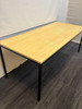 Beech And Black Desk 180x80 (814-E8D-0AA)