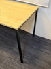 Beech And Black Desk 180x80 (814-E8D-0AA)