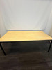 Beech And Black Desk 180x80 (814-E8D-0AA)