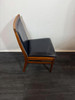 Dark Blue And Walnut Chair (1E1-EF4-E3D)