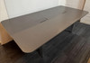 Dark Grey And Silver Meeting Table (EE8-C0A-258)
