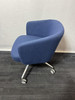 Orangebox Dark Blue Swivel Chair (1EE-96B-1C2)
