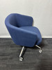 Orangebox Dark Blue Swivel Chair (1EE-96B-1C2)