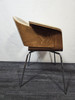 Bono Cream Leather Chair (B8F-E7C-293)