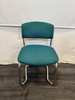 Green And Chrome Patterned Stackable Chair (B62-A5A-621)