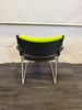 Light Green And Black Stackable Chair (7A5-EC6-C9D)