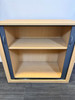 Cherry Oak And Dark Grey Tambour Unit (500-1DB-25F)
