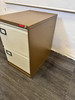 Triumph Brown And Cream 2 Draw Filling Cabinet (B55-F2F-A9E)