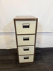 Brown And Cream 4 Draw Filling Cabinet (BB7-E04-A31)