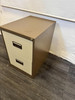 Silverline Brown And Cream 2 Draw Filling Cabinet (5BE-014-C1C)