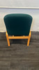 Dark Green And Oak Chairs (5F7-05C-C7D)