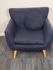 Morgan Blue Armchair (F34-F56-C80)