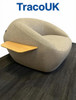 Allermuir Light Grey Jinx Lounge Chair (30F-AF9-E69)