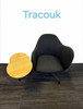 Bla Station Wilmer CT Black Armchair With Wooden Rotating Tables (F06-35C-1E6)