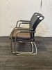 Envoplan Black And Silver Stackable Chair (219-F12-23B)