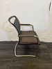 Envoplan Black And Silver Stackable Chair (219-F12-23B)