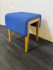 Dark Blue And Oak Stool (4D7-A5A-489)