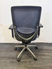 Okamura Black And Silver Mesh Back Operator Chair (333-232-1EF)
