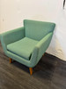 Morgan Green Armchair (611-C28-A8D)