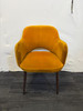 Yellow Mustard Velvet Accent Dining Chair (AC4-6CB-8F7)