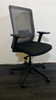 Verco Black and Light Grey mesh operator chair (C5F-278-0EB)