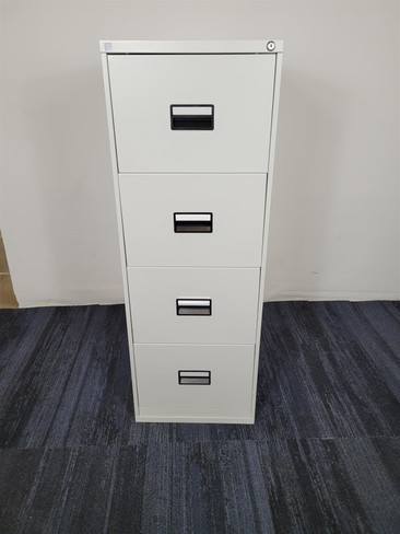 Grey 4-Drawer Filing Cabinet (029-DBF-4D5)
