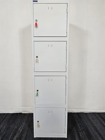 Silverline 4 Drawer Storage Unit Grey (4B6-D4D-949)
