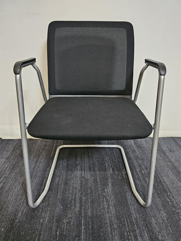 Haworth Black Mesh Back Chair (619-A8D-9D4)