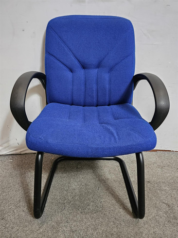 Blue And Black Fabric Chair (ADC-66B-E81)