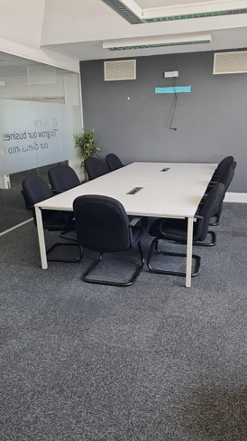 Large White Meeting Table (7D2-B7E-450)