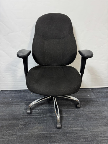 Black And Chrome Office Chair (5DB-8D8-E06)