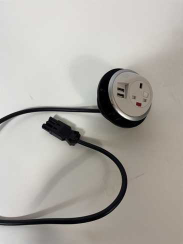 OE Electrics Black And White Table Power Insert (4F1-680-1D7)