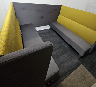 Materia Green and Grey Booth (A07-D4B-4B1)