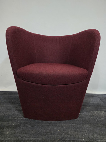 Boss Design Burgundy Arm Chair (D06-84C-63B)