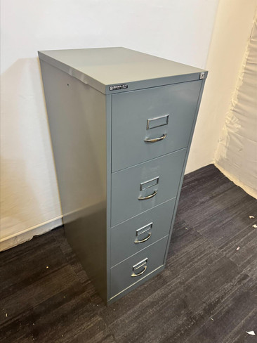 Bisley Dark Grey 4 Draw Filling Cabinet (BF6-461-81E)