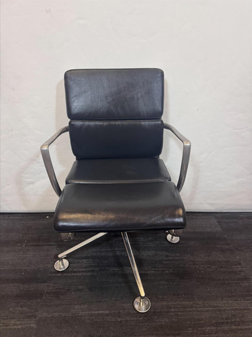 Alias Black And Silver Office Chair (A2D-43B-F07)