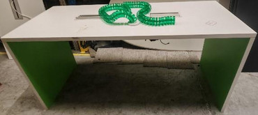 Light Green And White High Bar Table (7A8-4C7-55D)