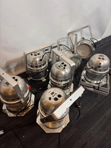 Joblot Of Cameo Silver Stage Lights (D75-CE5-AD8)